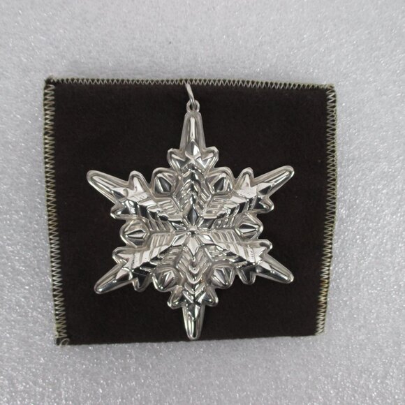 GORHAM STERLING SILVER 1972 SNOWFLAKE ORNAMENT🎁 - Picture 13 of 13